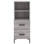 vidaXL Aparador madera de ingeniería gris Sonoma 34,5x34x90 cm vidaXL Aparador madera de ingeniería gris Sonoma 34,5x34x90 cm