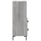 vidaXL Aparador madera de ingeniería gris Sonoma 34,5x34x90 cm vidaXL Aparador madera de ingeniería gris Sonoma 34,5x34x90 cm
