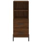 vidaXL Aparador madera de ingeniería marrón roble 34,5x34x90 cm vidaXL Aparador madera de ingeniería marrón roble 34,5x34x90 cm