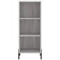 vidaXL Aparador de madera de ingeniería gris Sonoma 34,5x32,5x90 cm vidaXL Aparador de madera de ingeniería gris Sonoma 34,5x32,5x90 cm