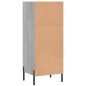 vidaXL Aparador de madera de ingeniería gris Sonoma 34,5x32,5x90 cm vidaXL Aparador de madera de ingeniería gris Sonoma 34,5x32,5x90 cm