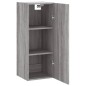 vidaXL Armario de pared gris Sonoma 34,5x34x90 cm vidaXL Armario de pared gris Sonoma 34,5x34x90 cm