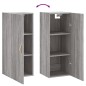 vidaXL Armario de pared gris Sonoma 34,5x34x90 cm vidaXL Armario de pared gris Sonoma 34,5x34x90 cm