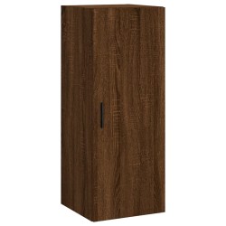 vidaXL Armario de pared marrón roble 34,5x34x90 cm