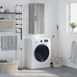 vidaXL Armario de pared gris Sonoma 34,5x34x90 cm