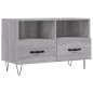 vidaXL Mueble de TV madera de ingeniería gris Sonoma 80x36x50 cm vidaXL Mueble de TV madera de ingeniería gris Sonoma 80x36x50 cm
