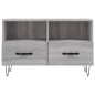 vidaXL Mueble de TV madera de ingeniería gris Sonoma 80x36x50 cm vidaXL Mueble de TV madera de ingeniería gris Sonoma 80x36x50 cm