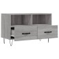 vidaXL Mueble de TV madera de ingeniería gris Sonoma 80x36x50 cm vidaXL Mueble de TV madera de ingeniería gris Sonoma 80x36x50 cm