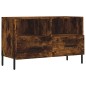 vidaXL Mueble para TV madera contrachapada roble ahumado 80x36x50 cm vidaXL Mueble para TV madera contrachapada roble ahumado 80x36x50 cm