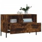 vidaXL Mueble para TV madera contrachapada roble ahumado 80x36x50 cm vidaXL Mueble para TV madera contrachapada roble ahumado 80x36x50 cm