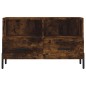 vidaXL Mueble para TV madera contrachapada roble ahumado 80x36x50 cm vidaXL Mueble para TV madera contrachapada roble ahumado 80x36x50 cm