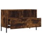vidaXL Mueble para TV madera contrachapada roble ahumado 80x36x50 cm vidaXL Mueble para TV madera contrachapada roble ahumado 80x36x50 cm