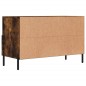 vidaXL Mueble para TV madera contrachapada roble ahumado 80x36x50 cm vidaXL Mueble para TV madera contrachapada roble ahumado 80x36x50 cm