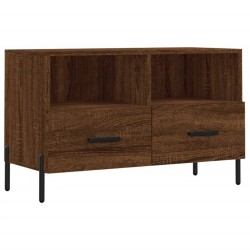 vidaXL Mueble para TV madera contrachapada roble marrón 80x36x50 cm