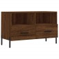 vidaXL Mueble para TV madera contrachapada roble marrón 80x36x50 cm