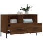 vidaXL Mueble para TV madera contrachapada roble marrón 80x36x50 cm