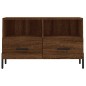 vidaXL Mueble para TV madera contrachapada roble marrón 80x36x50 cm