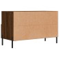 vidaXL Mueble para TV madera contrachapada roble marrón 80x36x50 cm