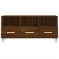 vidaXL Mueble de TV madera de ingeniería marrón roble 102x36x50 cm