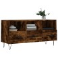 vidaXL Mueble de TV madera de ingeniería roble ahumado 102x36x50 cm