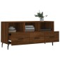 vidaXL Mueble de TV madera de ingeniería marrón roble 102x36x50 cm