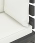 vidaXL Muebles de palets de jardín 9 piezas cojines madera maciza pino vidaXL Muebles de palets de jardín 9 piezas cojines madera maciza pino