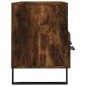 vidaXL Mueble de TV madera de ingeniería roble ahumado 102x36x50 cm vidaXL Mueble de TV madera de ingeniería roble ahumado 102x36x50 cm