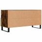 vidaXL Mueble de TV madera de ingeniería roble ahumado 102x36x50 cm vidaXL Mueble de TV madera de ingeniería roble ahumado 102x36x50 cm