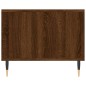 vidaXL Mesa de centro madera contrachapada roble marrón 90x50x40 cm