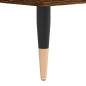 vidaXL Mesa de centro madera contrachapada roble marrón 90x50x40 cm