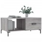 vidaXL Mesa de centro madera contrachapada gris Sonoma 90x50x40 cm vidaXL Mesa de centro madera contrachapada gris Sonoma 90x50x40 cm