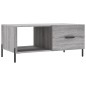 vidaXL Mesa de centro madera contrachapada gris Sonoma 90x50x40 cm vidaXL Mesa de centro madera contrachapada gris Sonoma 90x50x40 cm
