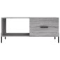 vidaXL Mesa de centro madera contrachapada gris Sonoma 90x50x40 cm vidaXL Mesa de centro madera contrachapada gris Sonoma 90x50x40 cm