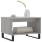 vidaXL Mesa de centro madera de ingeniería gris Sonoma 60x50x40 cm vidaXL Mesa de centro madera de ingeniería gris Sonoma 60x50x40 cm