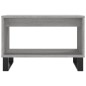 vidaXL Mesa de centro madera de ingeniería gris Sonoma 60x50x40 cm vidaXL Mesa de centro madera de ingeniería gris Sonoma 60x50x40 cm