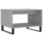vidaXL Mesa de centro madera de ingeniería gris Sonoma 60x50x40 cm vidaXL Mesa de centro madera de ingeniería gris Sonoma 60x50x40 cm