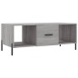 vidaXL Mesa de centro madera contrachapada gris Sonoma 102x50x40 cm vidaXL Mesa de centro madera contrachapada gris Sonoma 102x50x40 cm