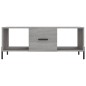 vidaXL Mesa de centro madera contrachapada gris Sonoma 102x50x40 cm vidaXL Mesa de centro madera contrachapada gris Sonoma 102x50x40 cm