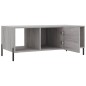 vidaXL Mesa de centro madera contrachapada gris Sonoma 102x50x40 cm vidaXL Mesa de centro madera contrachapada gris Sonoma 102x50x40 cm