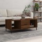 vidaXL Mesa de centro madera contrachapada roble marrón 102x50x40 cm vidaXL Mesa de centro madera contrachapada roble marrón 102x50x40 cm