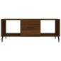 vidaXL Mesa de centro madera contrachapada roble marrón 102x50x40 cm vidaXL Mesa de centro madera contrachapada roble marrón 102x50x40 cm