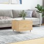 vidaXL Mesa de centro madera contrachapada roble Sonoma 50x50x40 cm vidaXL Mesa de centro madera contrachapada roble Sonoma 50x50x40 cm
