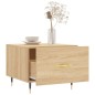 vidaXL Mesa de centro madera contrachapada roble Sonoma 50x50x40 cm vidaXL Mesa de centro madera contrachapada roble Sonoma 50x50x40 cm