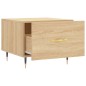 vidaXL Mesa de centro madera contrachapada roble Sonoma 50x50x40 cm vidaXL Mesa de centro madera contrachapada roble Sonoma 50x50x40 cm