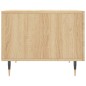 vidaXL Mesa de centro madera contrachapada roble Sonoma 50x50x40 cm vidaXL Mesa de centro madera contrachapada roble Sonoma 50x50x40 cm