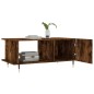 vidaXL Mesa de centro madera contrachapada roble ahumado 90x50x40 cm vidaXL Mesa de centro madera contrachapada roble ahumado 90x50x40 cm