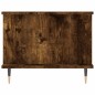 vidaXL Mesa de centro madera contrachapada roble ahumado 90x50x40 cm vidaXL Mesa de centro madera contrachapada roble ahumado 90x50x40 cm