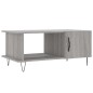 vidaXL Mesa de centro madera contrachapada gris Sonoma 90x50x40 cm vidaXL Mesa de centro madera contrachapada gris Sonoma 90x50x40 cm
