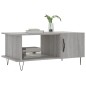 vidaXL Mesa de centro madera contrachapada gris Sonoma 90x50x40 cm vidaXL Mesa de centro madera contrachapada gris Sonoma 90x50x40 cm