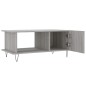 vidaXL Mesa de centro madera contrachapada gris Sonoma 90x50x40 cm vidaXL Mesa de centro madera contrachapada gris Sonoma 90x50x40 cm
